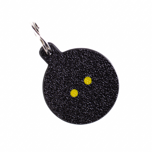 Squash Ball Keychain | Mini Squash Ball Pendant | Sports Keyring Gift for Players | Squash Accessory